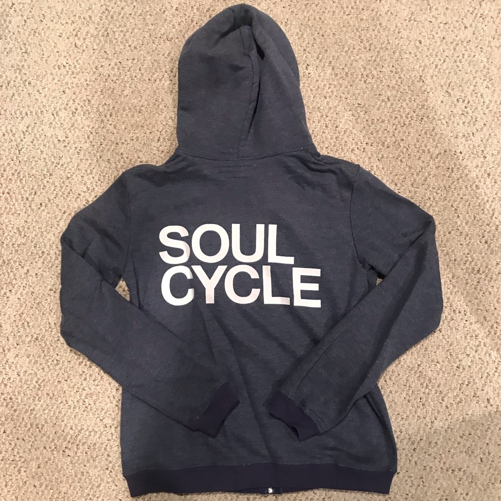 soulcycle zip up hoodie
